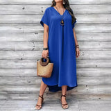 Women's Casual 1-5XL Fashion Designer High Low Long Dresses (Plus Size)