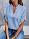 Women's Chiffon Blouse Fashion Designer 2-5XL T-Shirts (Plus Size)
