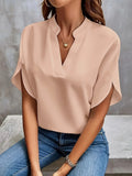 Women's Chiffon Blouse Fashion Designer 2-5XL T-Shirts (Plus Size)