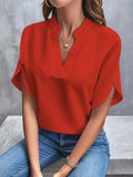 Women's Chiffon Blouse Fashion Designer 2-5XL T-Shirts (Plus Size)