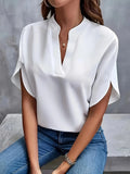 Women's Chiffon Blouse Fashion Designer 2-5XL T-Shirts (Plus Size)