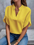 Women's Chiffon Blouse Fashion Designer 2-5XL T-Shirts (Plus Size)