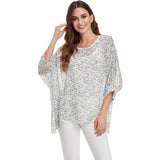 Women's Chiffon Blouse Fashion Designer Printed T-Shirts (Plus Size)