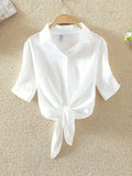 Women's Chiffon Blouse Fashion Designer Shirt Tops T-Shirts (Plus Size)