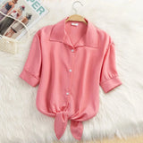 Women's Chiffon Blouse Fashion Designer Shirt Tops T-Shirts (Plus Size)