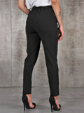 Women's Chiffon Pencil Fashion Designer Office Pants-Women's Fashion Designer Plus Size Leggings / Pants
