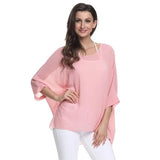 Women's Chiffon Printed Fashion Designer Tops T-Shirts (Plus Size)