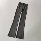 Women's Compression Fashion Designer S-2XL Flared Yoga Pants