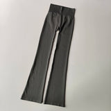 Women's Compression Fashion Designer S-2XL Flared Yoga Pants