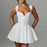 Women's Corset A Line Fashion Designer Mini S-L Dresses (Short)