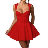 Women's Corset A Line Fashion Designer Mini S-L Dresses (Short)