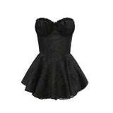 Women's Corset Fashion Designer Off Shoulder Mini Dresses (Short)-Women's Fashion Designer Dresses