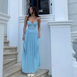 Women's Corset Fashion Designer Pleated Dresses (Long)-Women's Fashion Designer Dresses