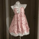 Women's Corset Fashion Designer Ruffle Lace Layered S-L Dresses (Short)