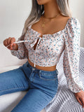 Women's Corset Floral Fashion Designer S-XL Long-Sleeve Tops-Women's Fashion Designer Long-Sleeve Tops-Pink-Women&#x27;s fashion designer plus size clothes