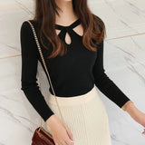 Women's Corset O Neck Tops Fashion Designer Ribbed Cardigan-Women's Fashion Designer Jerseys Tops