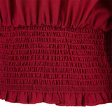 Women's Corset Off Shoulder L-S Blouse Tops Fashion Designer T-Shirts