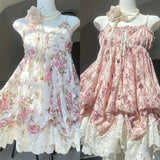 Women's Corset Ruffle Fashion Designer Lace Layered S-L Dresses (Short)