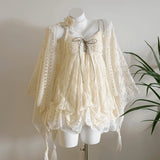 Women's Corset Ruffle Fashion Designer Lace Layered S-L Dresses (Short)