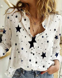 Women's Cotton Fashion Designer Shirt 5XL Linen Long-Sleeve Tops (Plus Size)-Women's Fashion Designer Plus Size Long-Sleeve Tops