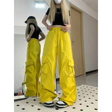 Women's Cotton Linen 1-7XL High Waist Fashion Designer Pants