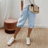 Women's Cotton S-2XL Linen Fashion Designer 3/4 Pants-Women's Fashion Designer Leggings / Pants-Women&#x27;s fashion designer plus size clothes