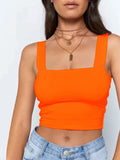 Women's Crop Top Fashion Ribbed Heart Designer XS-L Singlets-Women's Tops Fashion Designer Singlets-Women's fashion designer plus size clothes