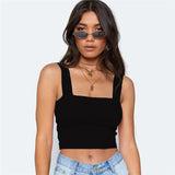 Women's Crop Top Fashion Ribbed Heart Designer XS-L Singlets-Women's Tops Fashion Designer Singlets-Women's fashion designer plus size clothes