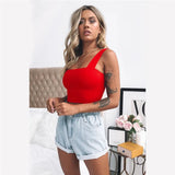 Women's Crop Top Fashion Ribbed Heart Designer XS-L Singlets-Women's Tops Fashion Designer Singlets-Women's fashion designer plus size clothes