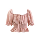 Women's Crop Top Corset S-XL Fashion Designer Blouse T-Shirts