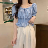 Women's Crop Top Corset S-XL Fashion Designer Blouse T-Shirts