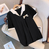 Women's Designer Blouse 5-9XL Blouse Fashion T-Shirts (Plus Size)-