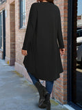 Women's Designer Fashion 2-5XL Asymmetrical Long-Sleeve Tops (Plus Size)-Women's Fashion Designer Plus Size Long-Sleeve Tops-International Women's Clothing