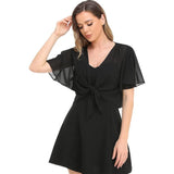 Women's Designer S-2XL Chiffon Blouse Crop Tops Fashion T-Shirts