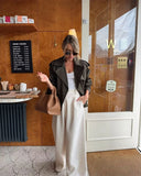 Women's Double Breasted  Fashion Cropped Designer XS-L Jackets