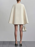 Women's Double-Breasted Shawl Fashion Designer Backless S-L Dresses (Short)