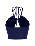 Women's Drawstring Tank Tops Designer Fashion Crop S-L Singlets