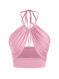 Women's Drawstring Tank Tops Designer Fashion Crop S-L Singlets