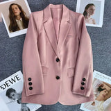 Women's Elegant Office Tops Fashion Designer S-3XL Blazer Jackets-Women's Fashion Designer Jackets-International Women's Clothing
