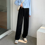 Women's Elegant S-2XL Korean Office Fashion Designer Pants-Women's Fashion Designer Leggings / Pants-Women&#x27;s fashion designer plus size clothes