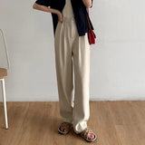 Women's Elegant S-2XL Korean Office Fashion Designer Pants-Women's Fashion Designer Leggings / Pants-Women&#x27;s fashion designer plus size clothes