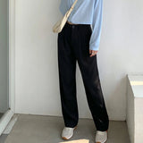 Women's Elegant S-2XL Korean Office Fashion Designer Pants-Women's Fashion Designer Leggings / Pants-Women&#x27;s fashion designer plus size clothes