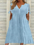 Women's 1-5XL Fashion Designer Hollowed Out Midi Dresses (Plus Size)-Women's Fashion Designer Plus Size Dresses-International Women's Clothing
