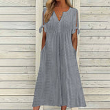 Women's 1-5XL Fashion Designer Hollowed Out Midi Dresses (Plus Size)-Women's Fashion Designer Plus Size Dresses-International Women's Clothing