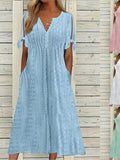Women's 1-5XL Fashion Designer Hollowed Out Midi Dresses (Plus Size)-Women's Fashion Designer Plus Size Dresses-International Women's Clothing