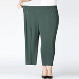 Women's Fashion Designer 1-8XL High Waist Elastic Pants (Plus Size)-Women's Fashion Designer Plus Size Leggings / Pants