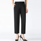 Women's Fashion Designer 1-8XL High Waist Elastic Pants (Plus Size)-Women's Fashion Designer Plus Size Leggings / Pants