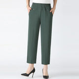 Women's Fashion Designer 1-8XL High Waist Elastic Pants (Plus Size)-Women's Fashion Designer Plus Size Leggings / Pants