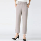 Women's Fashion Designer 1-8XL High Waist Elastic Pants (Plus Size)-Women's Fashion Designer Plus Size Leggings / Pants