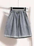Women's Fashion Designer 2-5XL Denim Shorts (Plus Size)